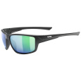 UVEX BRÝLE SPORTSTYLE 230 BLACK MATT/MIR.GREEN (S5320692215)