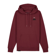 PEATY'S PUBWEAR MIKINA S KAPUCÍ SUMMIT BURGUNDY (PPW-25-HDY-SMT-BRG)