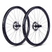 TENACI GA 40 CARBON WHEELSET SHIMANO, GLOSSY BLACK/BLACK