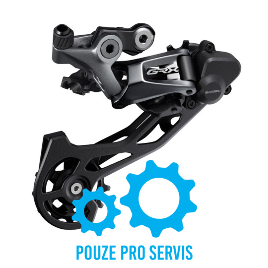 SHIMANO přehazovačka GRX RD-RX810 11 rychl gravel max 34z min 11z