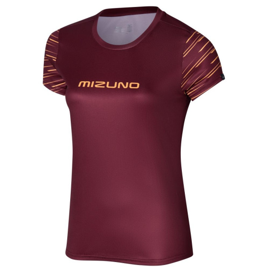 Mizuno Graphic Tee/Cabernet