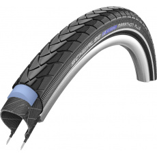 SCHWALBE plášť MARATHON PLUS, 37-590, 26 x 1 3/8, SmartGuard, Endurance, 850 g, černá-reflexní