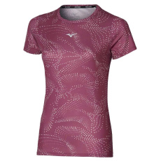 Mizuno Impulse Core Graphic Tee  / Violet Quartz