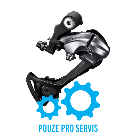 SHIMANO přehazovačka ACERA RD-T3000 SGS typ 9 rychl klasická pruž stříbrná