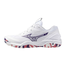 Mizuno WAVE STEALTH 6(W) / White/VioletIndigo/CamelliaRos