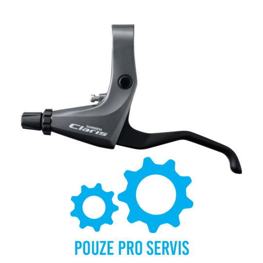 SHIMANO brzdová páka CLARIS BL-R2000 pro mech kot /sil/canti brzdu levá 2,5 prstá pro rovná řídítka