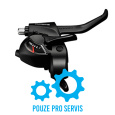 SHIMANO řad/brzd. páka TOURNEY ST-EF41 MTB/trek pro V-brzdy levá 3 rychl 2 prstá černá