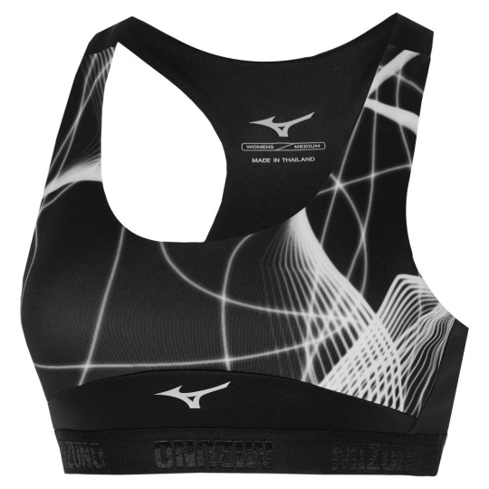 Mizuno Alpha Graphic Bra / Black