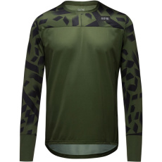 GORE TrailKPR Daily LS Shirt Mens utility green/black XL