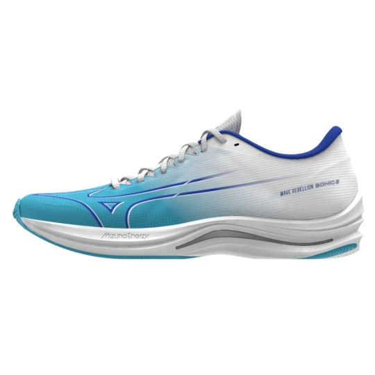 Mizuno WAVE REBELLION SONIC 2 / River Blue/Mugen Blue/White