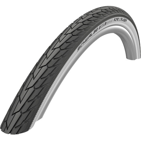 SCHWALBE plášť ROAD CRUISER, 32-622, 28 x 1.25, K-Guard, Green/TwinSkin, 550 g, černá/bílá