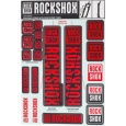 11.4318.003.509 - ROCKSHOX DECAL KIT 35MM OXY RED