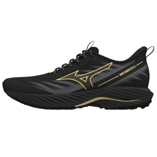 Mizuno WAVE RIDER GTX 2 / Black/Gloden Halo /Quiet Shade