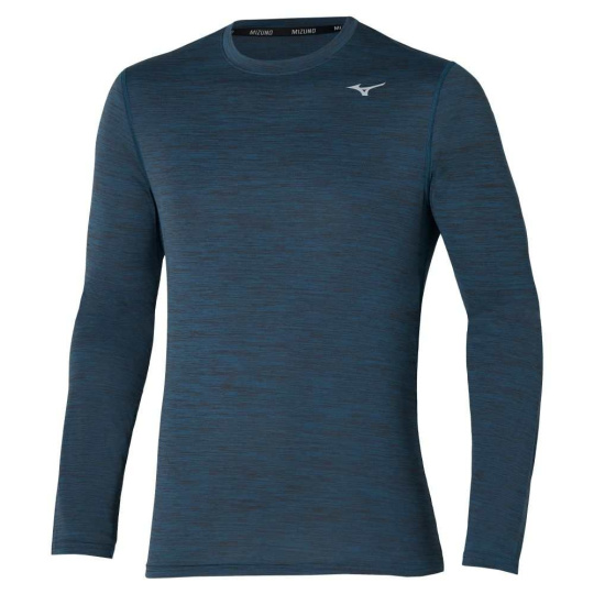 Mizuno Impulse Core LS Tee / Blue Wing Teal