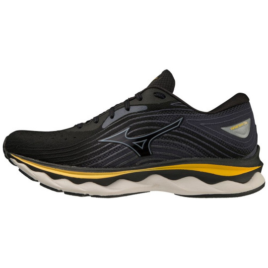 Mizuno WAVE SKY 6 / Black / Tradewinds / Gold Fusion