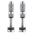 Schrader Quickfill | Tubeless Valves | Gen2 | 16-24mm Depth | 2 Pieces | Silver