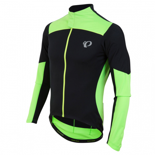 PEARL iZUMi PRO PURSUIT LS triko WIND dres, černá/SCREAMING zelená M