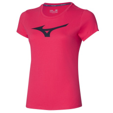 Mizuno RB Logo tee/Rose Red / XS