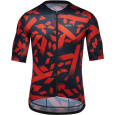 GORE Spirit Signal Camo Jersey Mens orbit blue/fireball 