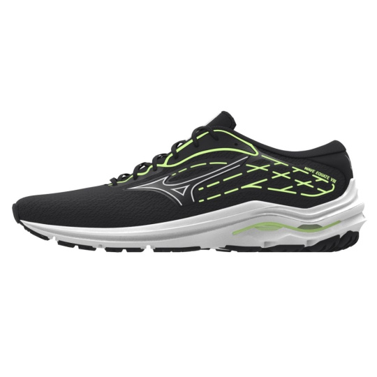 Mizuno WAVE EQUATE 8 / Black/White/MIZUNO Neo Lime