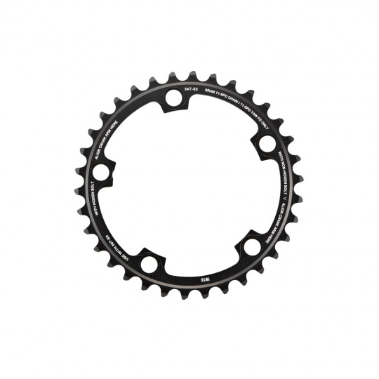 11.6218.001.001 - SRAM CRING ROAD RED 10S 34TYAW 110 AL3 BTBLK