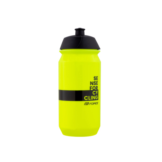 láhev FORCE FINE 0,5 l, fluo-černá