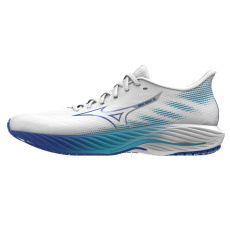 Mizuno WAVE RIDER 28 / White/Mugen Blue/River Blue