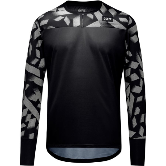 GORE TrailKPR Daily LS Shirt Mens black/lab grey S