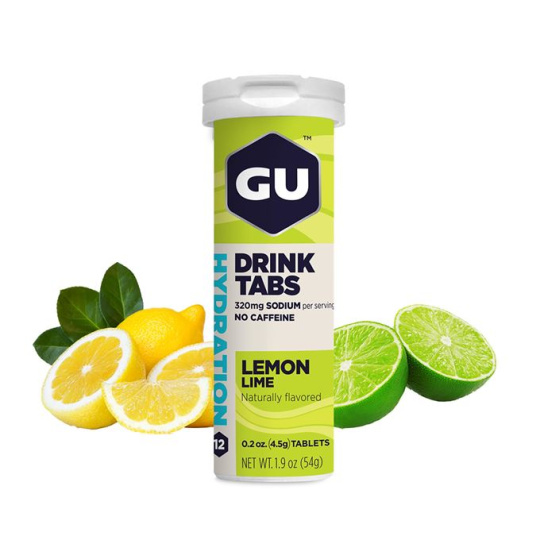 GU Hydration Drink Tabs 54 g Lemon/Lime 1 tuba (balení 8ks)