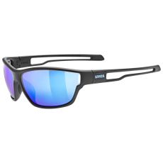 UVEX BRÝLE SPORTSTYLE 806 BLACK MATT/MIR.BLUE (S5330872214)