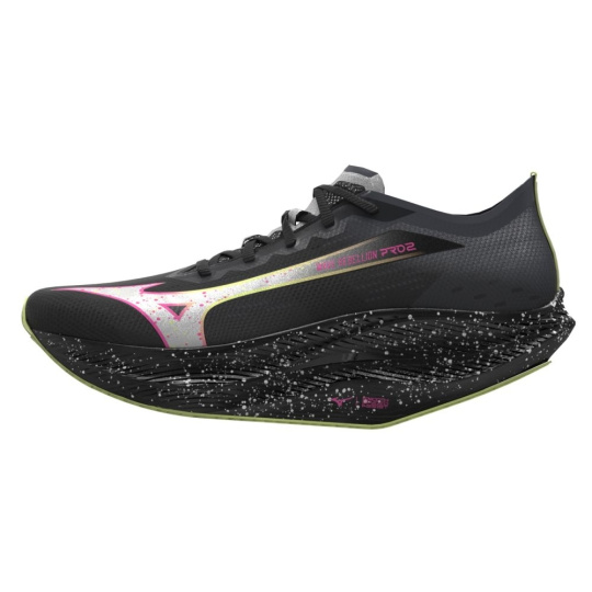 Mizuno WAVE REBELLION PRO 2 / Black/Silver/Pink Tetra