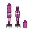 Schrader Quickfill Tubeless Valves | Gen2 | 16-24mm Depth | 2 Pieces | Eggplant