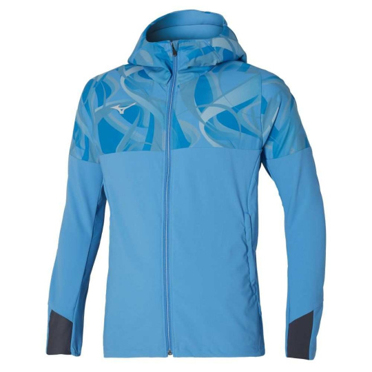 Mizuno Paris Athlete Hooded Jacket / Parisian Blue