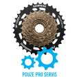 SHIMANO šroubovací vícekolečko TOURNEY MF-TZ500 7 rychl MTB 14 - 34 z. bez krytu pastorků