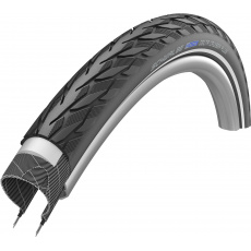 SCHWALBE plášť DELTA CRUISER PLUS, 37-590, 26 x 1 3/8, PunctureGuard TwinSkin, 710 g, černá/Reflex