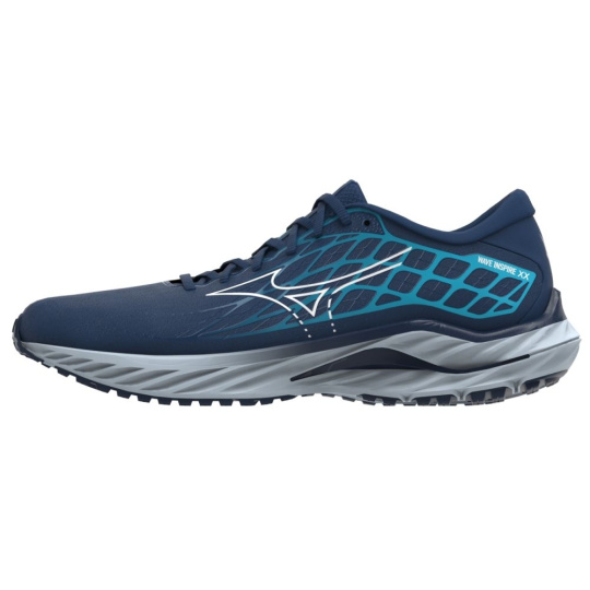 Mizuno WAVE INSPIRE 20 / Estate Blue/White/River Blue