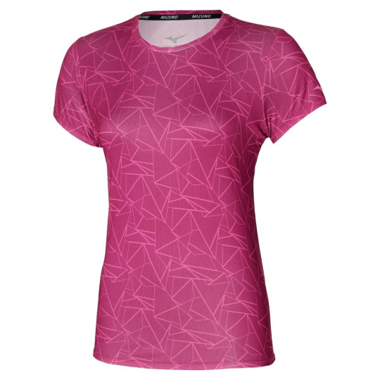 Mizuno Core Graphic Tee / Pink Peacock