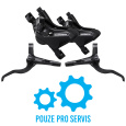 SHIMANO kot brzd-set ACERA BR-MT420 př+zad/BL-MT401 čer. bez adapt polymer SMBH90