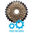 SHIMANO šroubovací vícekolečko TOURNEY MF-TZ500 6 rychl MTB 14 - 28 z. bez krytu pastorků