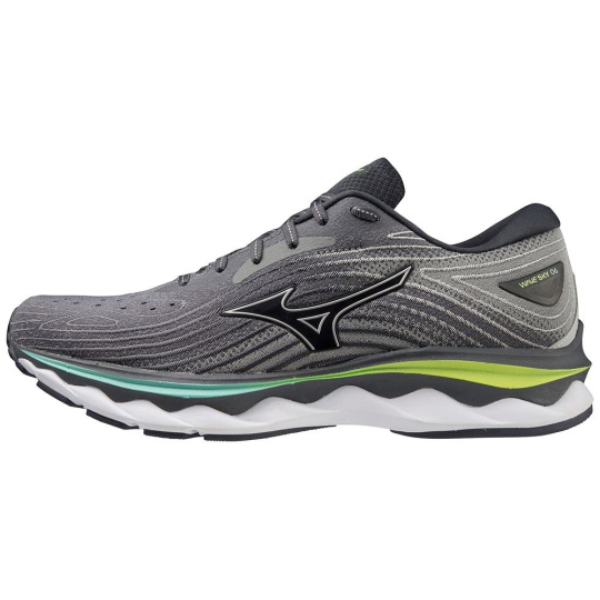 Mizuno WAVE SKY 6 / Quiet Shade / Silver / Neo Lime