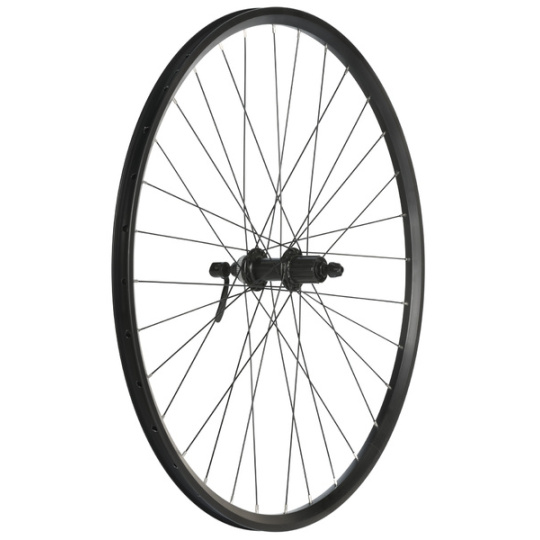 Koleso DEMA MTB Disc 29" černé zadní kazetové s QR, center lock /LOARA/