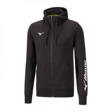 Mizuno Terry FZ Hoodie Jr / Black