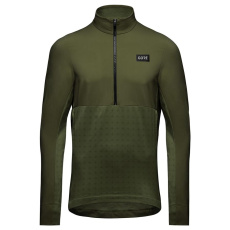 GORE TrailKPR Hybrid 1/2-Zip Mens utility green XL