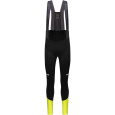 GORE Spinshift Thermo Bib Tights+ Mens black/neon yellow L