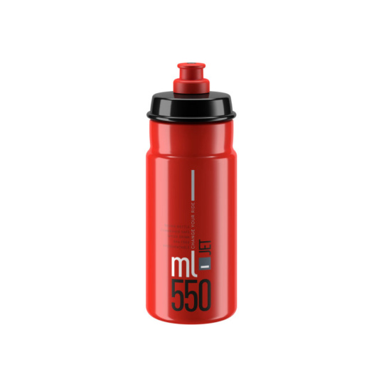 ELITE JET láhev červená/šedéé logo 550ml