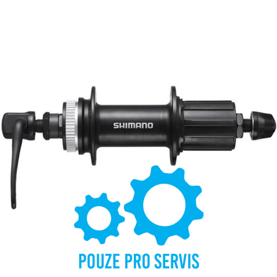 SHIMANO nába zadní TOURNEY FH-TY505-7 OLD 135 mm 7 rychl 36 děr kot / CL RU: 166 mm