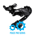 SHIMANO přehazovačka 105 RD-R7000 GS typ 11 rychl silniční max 34z černá min 11z kapacita 39z