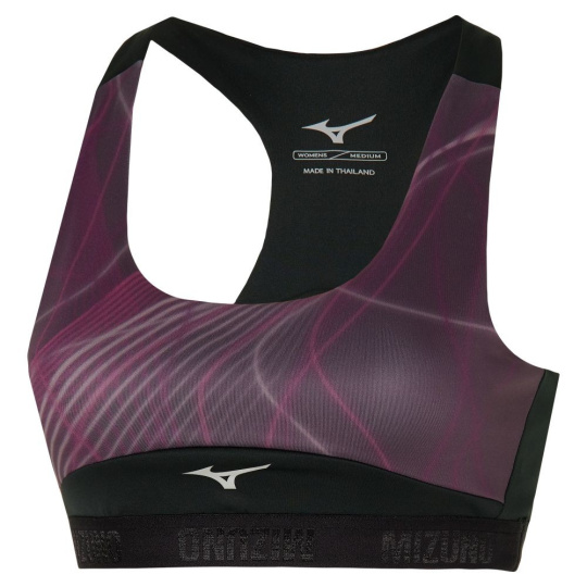 Mizuno Alpha Graphic Bra / Grape Wine