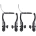 SHIMANO brzdy DEORE BR-T610 V-brzda přední+zadní S70C 16 mm černá