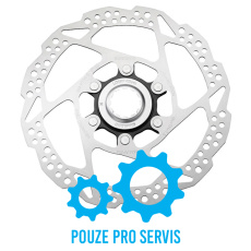 SHIMANO brzdový kotuč DEORE SM-RT54 center lock 160 mm + lock ring vnější pouze pro resin des. bal